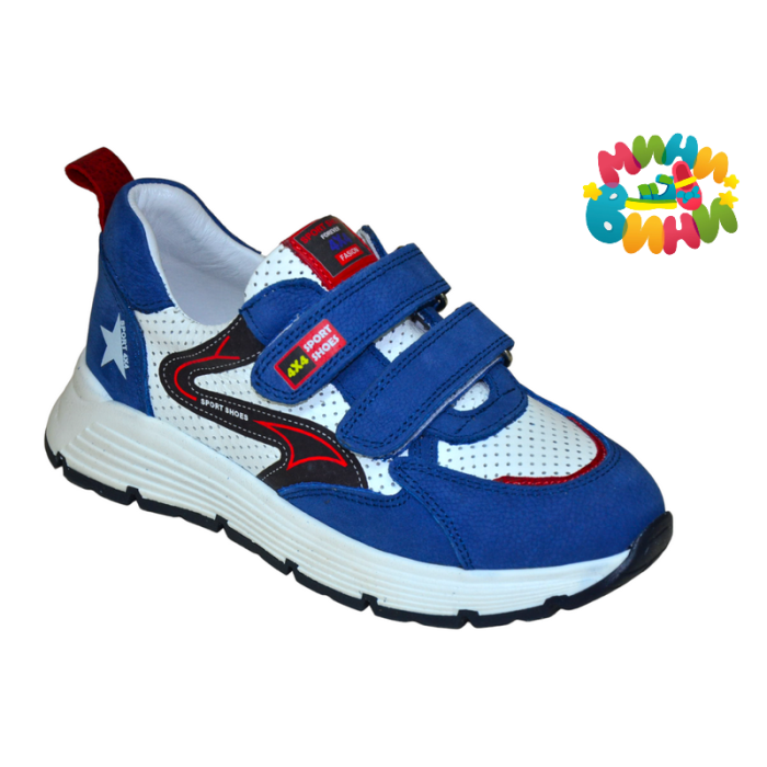 Кроссовки 31-36  БЕЛ. Т.СИН. КРАС. Прф.